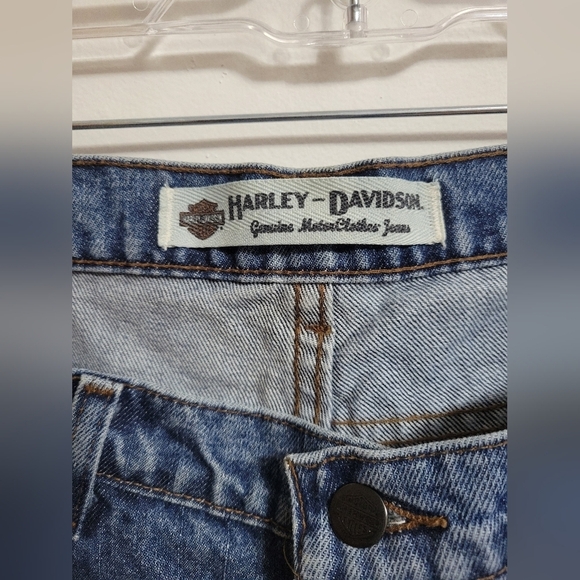Vintage Harley-Davison Jeans Regular Straight Leg - Picture 4 of 9